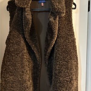 Brown Fleece Vest beautiful vest , great for this cold season